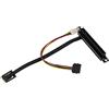 KALEA-INFORMATIQUE Adattatore riser PCIe Gen 3.0 x16 per porta M2 E A Key, lunghezza nastro 20 cm.