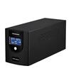 TECNONEW TN-1200VA UPS per Computer 1200VA 500Watt, Gruppo di Continuità per PC, Tecnologia Line Interactive, AVR, 3 Uscite Schuko, Display LCD