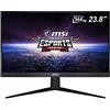 msi Optix G241 Monitor Gaming 24, Display 16:9 FHD (1920x1080), Frequenza 144Hz, Tempo di risposta 1ms, Pannello IPS, AMD FreeSync, Night Vision, Frameless