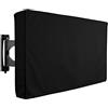 ELR Copertura per TV da esterno da 36 a 38 pollici, resistente all'acqua, antipolvere, per esterni, giardino, piscina, TV schermi televisivi (36-38 pollici)