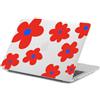 FFBOFFC Custodia per MacBook Air 15'' M2/M3/M4/M5, Fiore rosso | 2023 2024 2025 2026, A3448/A3241/A3114/A2941, Custodia Rigida Anti-crepa Case Cover Protettivo per Apple Mac Air 15.3''
