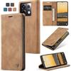 owlhold Cover Xiaomi Poco X6 Pro 5G Custodia Poco X6 Pro 5G (Non per 4G) Portafoglio Flip [Antiurtoo][Cavalletto][Carta Fessura] Cover Pelle per Xiaomi Poco X6 Pro 5G/Redmi K70E -Marrone