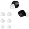 kwmobile 6x Auricolari di ricambio compatibile con Anker Soundcore A20i Gommini sostitutivi in Silicone - 3 Misure - bianco