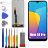 ERYNK Display LCD per Doogee Note 58 Pro [con impronte digitali] [6,75 pollici] Black LCD Display Touch Screen Digitizer con set di attrezzi