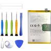 ERYNK BLP875 Batteria di ricambio compatibile con Realme 9 5G/C55/Narzo 50/5G con kit di attrezzi
