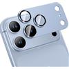 HWeggo per iPhone 18 Pro Max Pellicola Protettiva Obiettivo Fotocamera, Blu | 9H Vetro Temperato Fotocamera Len Protezione Copertura per iPhone 18 Pro Max Lega di Alluminio Metallo Anti-Graffio Caso
