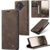 WJXEXRS Cover per cellulare Xiaomi POCO F7 Ultra/F7 Pro, Custodia in Pelle Xiaomi POCO F7 Ultra Supporto Slot, Portafoglio Antiurto Pieghevole Kickstand Magnetica Porta Carte Flip telefono Case -Caffè