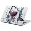 FFBOFFC Custodia per MacBook Air 15'' M2/M3/M4/M5, Squalo | 2023 2024 2025 2026, A3448/A3241/A3114/A2941, Custodia Rigida Anti-crepa Case Cover Protettivo per Apple Mac Air 15.3''