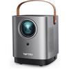 TOPTRO Proiettore Portatile Supporto 1080P, 23000 Lumens TOPTRO Videoproiettore,Anti-polvere, Funzione di Zoom,5G WiFi Bluetooth Mini Proiettore Full HD Home Cinema per TV Stick/iOS/Android/PS5/HDMI/USB/PC