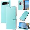 KKEIKO Cover per Google Pixel 9 Pro XL, Antiurto Custodia in PU Pelle con Blocco RFID, Magnetico Protettiva Cover per Google Pixel 9 Pro XL, Verde