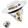 Mirorola Tappo Pop Up 34-40 mm filtro scarico tappo ottone valvola di scarico