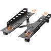 PUTORSEN Supporto per PC con Ruote, Supporto per CPU Mobile, Staffa Universale per PC con Larghezza e Lunghezza Regolabili - Nero
