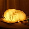 Molbory Lampada a LED, pieghevole, lampada da libro, luce illuminazione d'atmosfera, ricaricabile tramite USB, bianca calda, notturna, comodino per bambini, fidanzata, regalo la casa