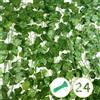 Nutabevr 24 Pezzi Piante Pendenti Artificiali Edera Finta, Piante artificiali con 50 fascette per cavi, 220 cm Simulazione Pianta Foglie Finte decorative, per Esterno, Balconi, Casa, Giardino, feste