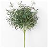 RSTYS - Rami di ulivo artificiali, 4 rami di foglie di ulivo vegetale, con frutta, piante di albero finto per decorazione interna ed esterna