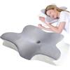 XEUXKER Cuscino Cervicale Per Dormire, Cuscino Ergonomico In Memory Foam, Adatto Per Chi Dorme Su Lati, Supini o Prono, Copriletto Rimovibile e Lavabile（62 * 41 * 12.6cm）