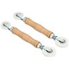 PATIKIL 2 Pacco LED Striscia Canale Rullo U-Scanalatura Ruote Strumenti