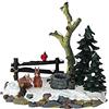 LEMAX CONIGLIETTI NELLA NEVE - CURIOUS BUNNIES COD 13353 VILLAGE PRESEPE