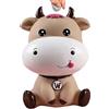 Uhngw Salvadanaio a di mucca, adorabile contenitore decorativo per monete, per ragazzi, ragazze, bambini, ragazzi e adolescenti