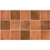 Ulticool Adesivi impermeabili per piastrelle - Terracotta ceramica sabbia - 15 x 15 cm - Confezione da 15 adesivi per piastrelle in pellicola - Alzatina per parete bagno - Parete cucina - Piastrelle