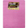 Russo Tessuti Set Tris Asciugamani Cotone Spugna Tutto Oro Telo Bagno Viso Ospite Colorati-Fuxia