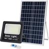 Generico Faro Solare LED da Esterno 400W con Pannello Solare e Telecomando, IP67, Batteria Rimovibile, Sensore Crepuscolare & Timer, Indicatore LED Batteria/Luminosità - Per Giardino, Cortile, Parcheggio