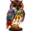BEALIFE Lampada da Comodino a Forma di Animali Elegante e Pratica Lampada da scrivania in Stile Animale Decorativo Lampada da Tavolo con Luce Notturna per Animali, Gufo Magico