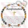 EPVID Amorevole bracciale con croce per ragazze, regalo per figlia, sorella, nipote, figlioccia, nipote, comunione, cresima, battesimo, cresima, nascita, consacrazione giovanile di genitori padrini