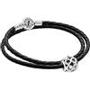 PANDORA Bracciale da donna in pelle con ciondolo infinito 51523-41 41 cm