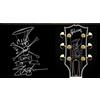 GuitarCustom Slash Guns Headstock Stickers Vinyl Decoration Guitar & Bass Adesivi decorativi (bianco)