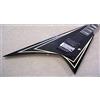 GuitarCustom Set Stickers Vinile Alexi Stripes From Body For The Custom Guitar & Bass (bianco)