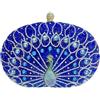 Anopo Borsa da Sera per Donna con Strass e Catena | Scintillante Pochette e Clutch, Perfetto per Matrimonio, Gala, Cocktail, Look da Sposa, Telefono Non Entra