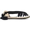 ALPARGATUS Espadrillas Spiedo con suola pneumatica e cinque venature in nero, Nero , 41 EU