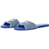 MARC ELLIS Sandalo Flat Donna Ciabatta C200 Slides Blue Denim