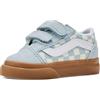 Vans Old Skool V RCP1T1 Color Theory Checkerboard Giallo Bianco Bambino Sneakers Strappi Scacchi