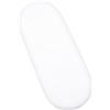 Baby Comfort Lenzuolo con angoli 100% cotone per culla/neonato, forma ovale, in jersey - bianco