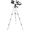 KICHI Telescopio astronomico 150X per bambini 70 mm telescopi rifrattore per astronomia principianti con supporto per telefono Bluetooth facile da usare
