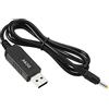 PATIKIL 6W 1A USB Step Up Tensione Convertitore, DC 5V a DC 9V Alimentazione Fornitura Adattatore Jack 4.0x1.7mm Cavo per Router LED Lampada Altoparlanti