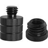 LUORNG 2 adattatori per treppiedi a livello laser adattatore filettatura di conversione 5/8-11 femmina a 3/8 maschio e 5/8-11 maschio a 3/8 femmina per attrezzature fotografiche supporto microfono