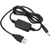 PATIKIL 12W 2A USB Step Up Tensione Convertitore, DC 5V a DC 9V Alimentazione Fornitura Adattatore Jack 3.5x1.35mm Cavo per Router LED Lampada Altoparlanti