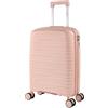ITACA Trolley Bagaglio A Mano 55x40x20 leggero rigido con ruote girevoli ideale p