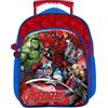 BNG Zaino Asilo Trolley AVENGERS Bimbo Bambino Zainetto Scuola Materna Bambini 2 Ruote Spiderman Marvel
