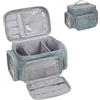Relavel Beauty case grande, borsa per il trucco da donna con porta pennelli, organizer di alta qualità, beauty case e beauty case da viaggio