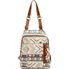 MISAKO Tiani zaino antifurto con stampa jacquard Donna - Tiani Multicolore 35x8x26cm