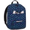 Invicta Zaino INVICTA - OLLIE PACK FACE FANTASY - 25 Lt - Blu - Tasca per portatile e Tablet