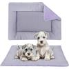 BVAGSS Cuscino per Cane Reversibile, Materassino per Cani Lavabile, Tappetino Letto Lavabile per Animali Domestici Adatto XH080 (60x45cm,Corn Velvet Purple)