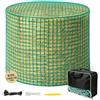 MIGUBIGU Rete Fieno Cavalli Grande 150 x 150 cm, Rete da Fieno per Balle Tonde, Maglia 4,5 x 4,5 cm, Verde, Polipropilene, Rete Foraggio per Cavalli per Bovini, Ovini, Lama e Alpaca, Rinforzato