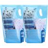 Nobleza - 2 * Lettiera per Gatti in Silice Gel diamantato per Gattini 3,8L Assorbente, Biodegradabile Confortevole