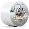 Ealyder Tape Nastro Anti-Graffio per Gatti 10 cm x27.4 m | Nastro di Addestramento Trasparente Doppio Faccia per Proteggere Divani e Mobili, Senza Residui
