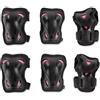 Rollerblade SKATE GEAR W 3 PACK, Set di protezioni per pattini in linea, nero/lampone, L, donna